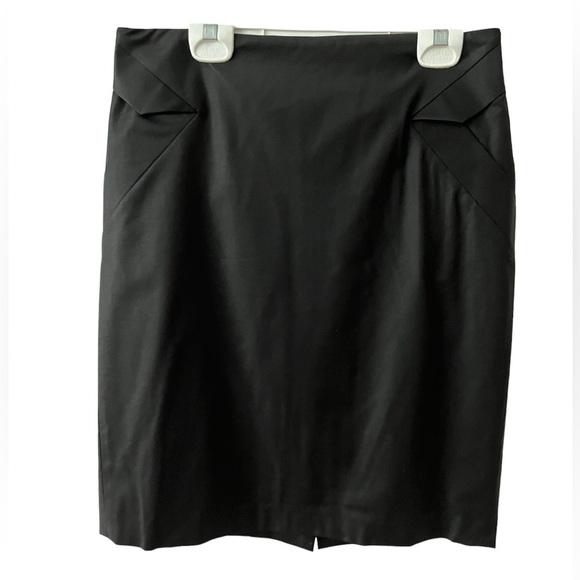 Club Monaco Black Wool Midi skirt Quiet luxury neutral office wear Style00300747 - Picture 1 of 12